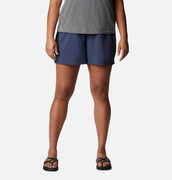 Columbia Sandy Creek Shorts Women Blue USA (US2340635)